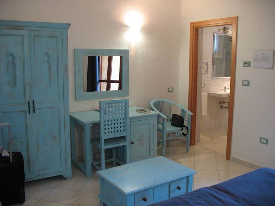 Zimmer mit Blick Richtung Bad Borgo Saraceno Hotel & Spa