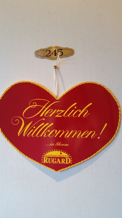 So ein freundlicher Empfang! Rugard Thermal Strandhotel