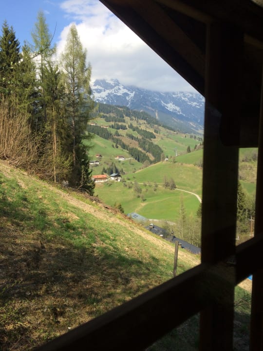 Ausblick Hüttendorf Maria Alm