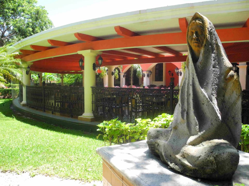 Terrasse Hauptrestaurant Hotel Riu Tequila
