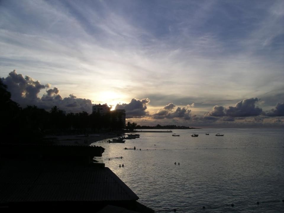 Ausblick von Balkon Hotel Lord Pierre