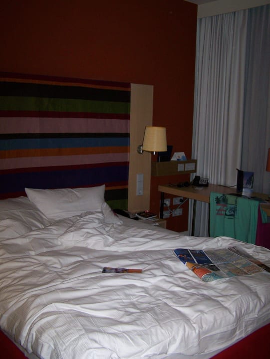 Sehr bequemes Bett Radisson Blu Hotel Frankfurt