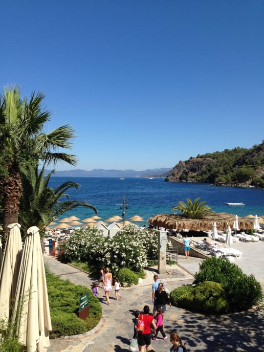 Blick vom Restaurant Hillside Beach Club