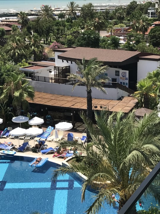 Ausblick Sunis Evren Beach Resort Hotel & Spa
