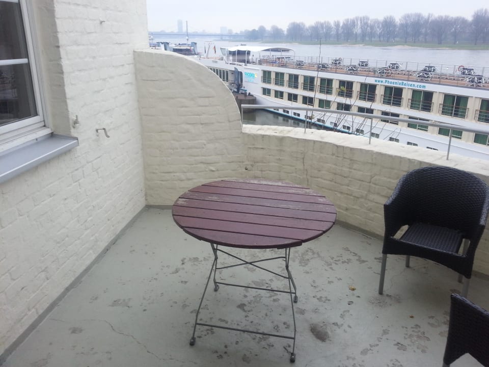 Balkon Hotel Schnellenburg am Rhein