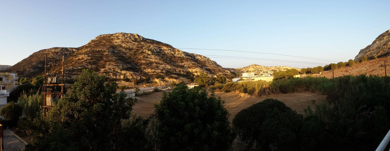 Blick in Richtung Strand Matala Bay Hotel & Apartments