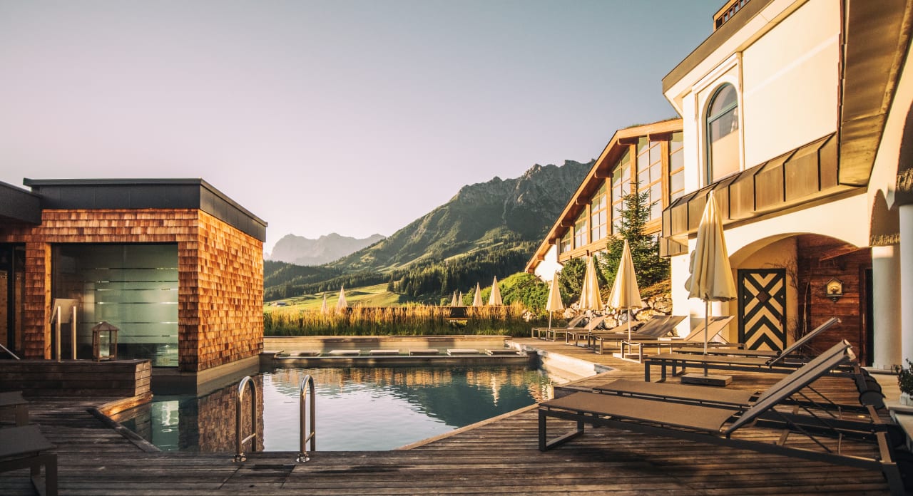 Pool Übergossene Alm Resort