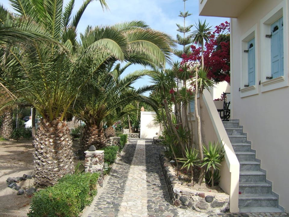 Außenbereich Hotel Strogili