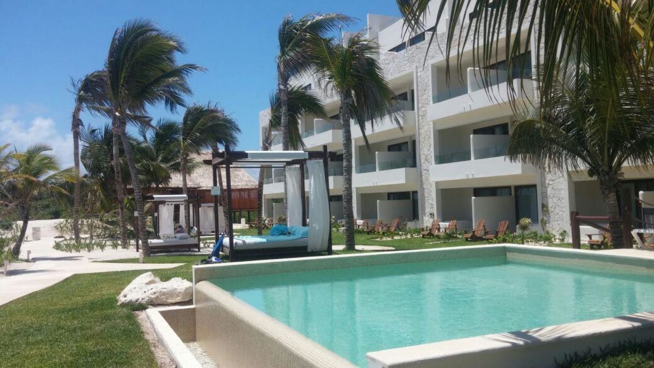 Infinity Pool Building Akumal Bay Beach & Wellness Resort