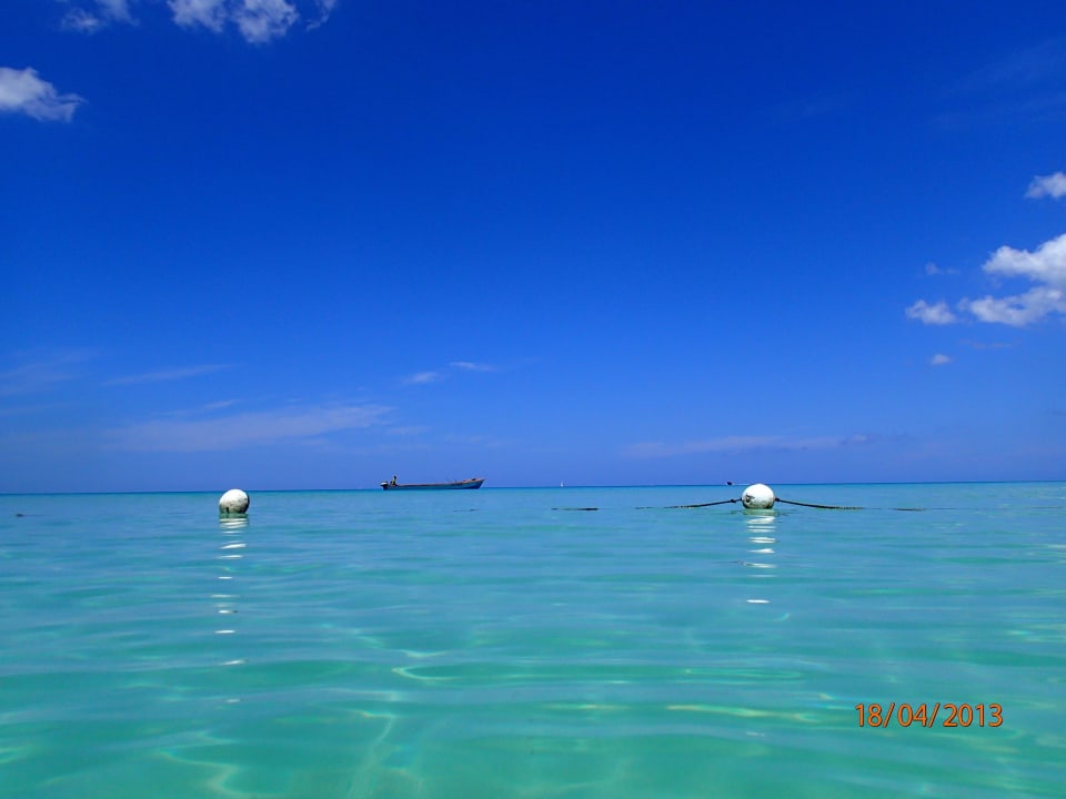 Blick vom Strand Samsara Cliff Resort