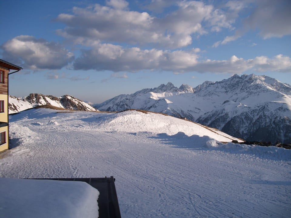 Blick von der Sauna aus Berggasthof Wallackhaus