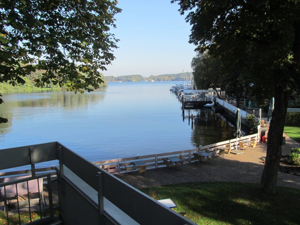Blick vom Zimmer Seehotel Grunewald