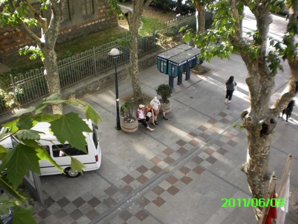 Blick aus unserem Zimmerfenster. Pierre Loti Hotel
