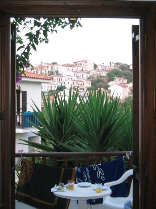 Ausblick vom Zimmer/Balkon Hotel Golden Sun
