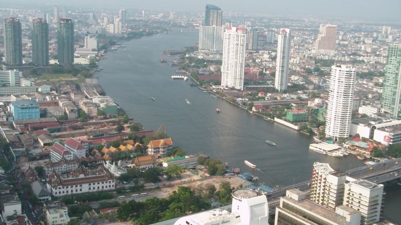 Ausblick 57. Stock vom Balkon Hotel Lebua At State Tower