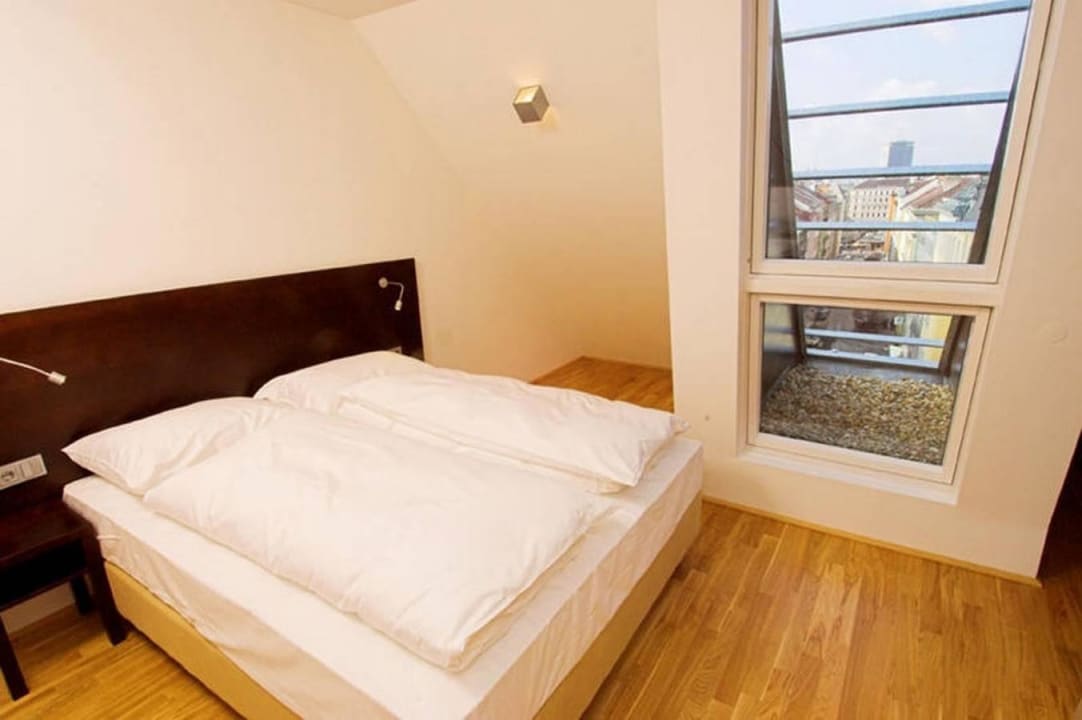 Schlafzimmer VISIONAPARTMENTS Vienna Taborstrasse