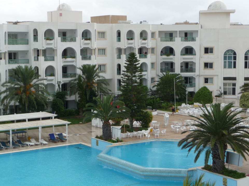 Widok na basen z pokoju Hotel El Mouradi Mahdia