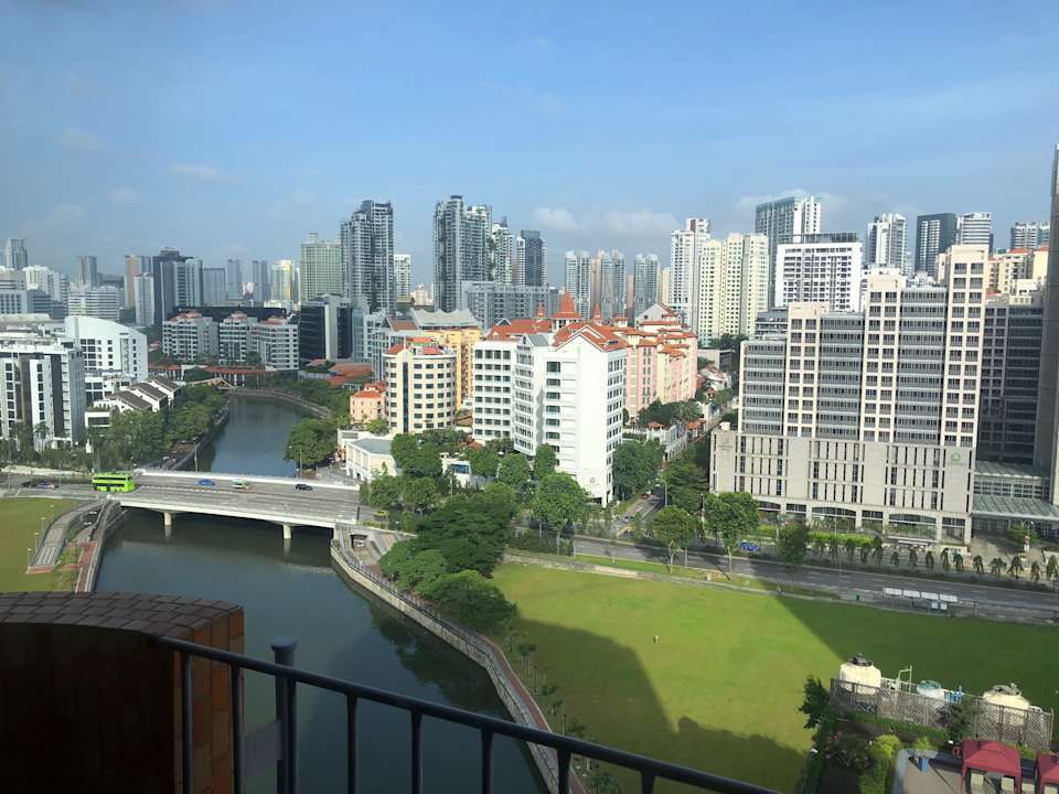 Ausblick Hotel Novotel Clarke Quay