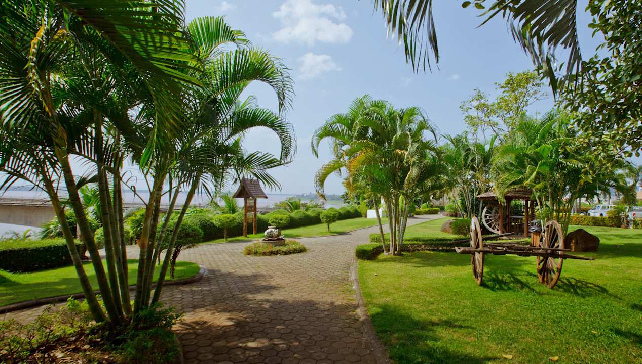 Gartenanlage Champasak Grand Hotel