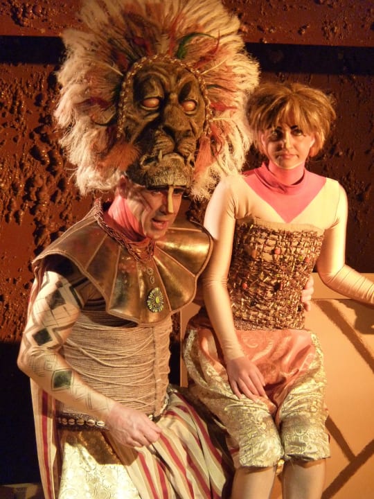 Show von den Animateure  ROBINSON ESQUINZO PLAYA