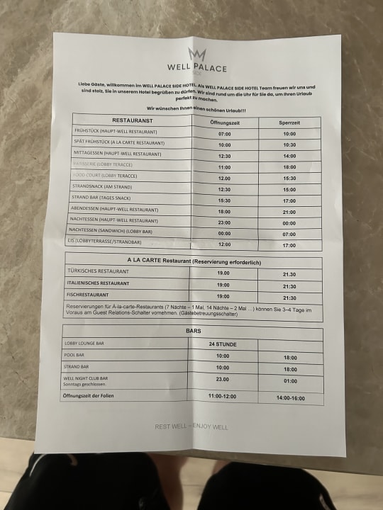 Sonstiges Well Palace Side