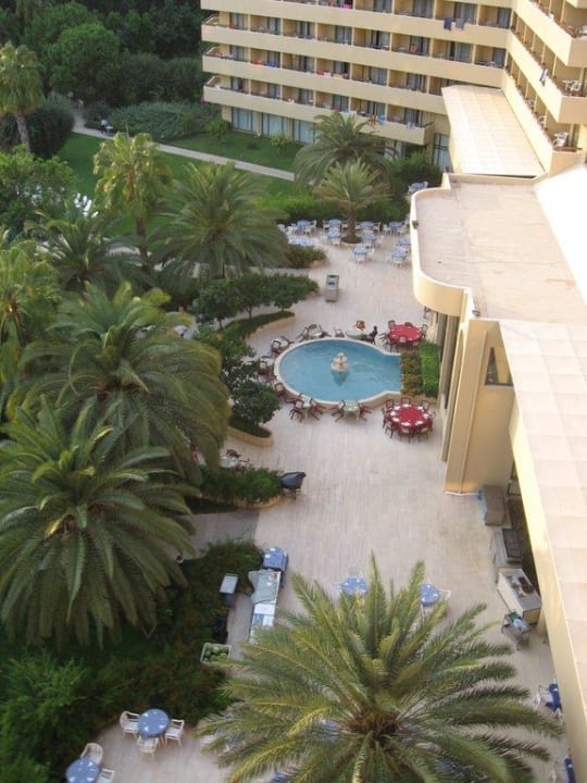 Restaurant von oben fotografiert Özkaymak Incekum Hotel