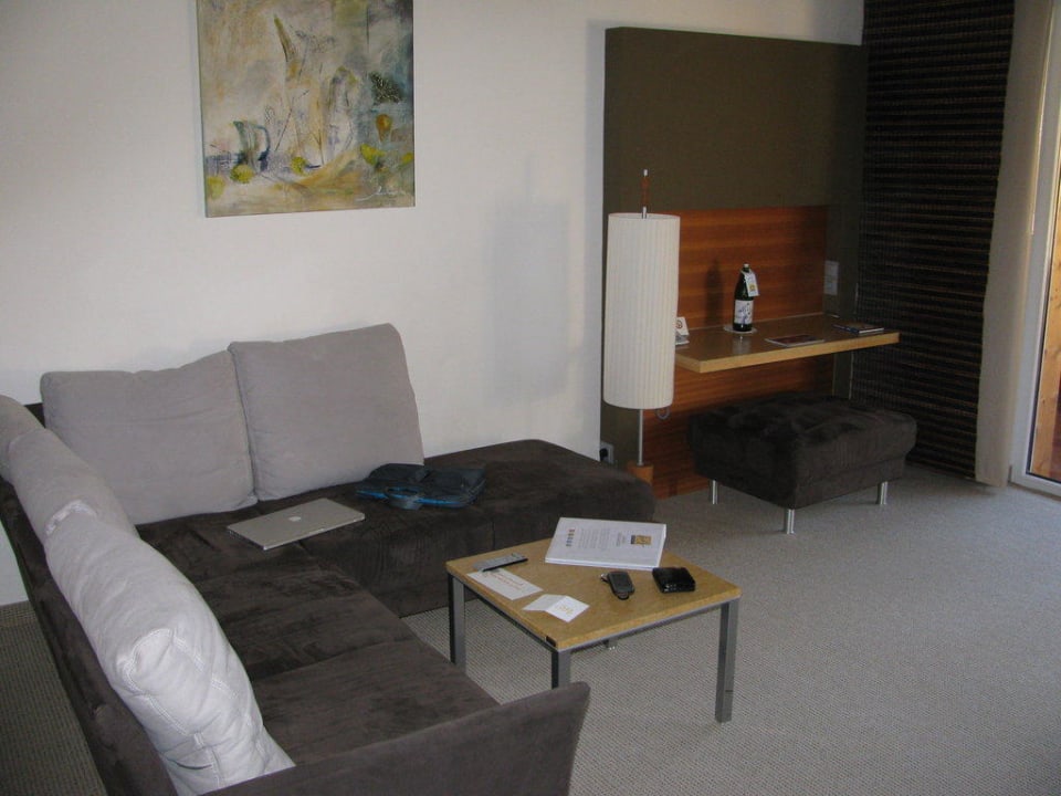 Wohnzimmer in der Family-Suite Hotel Andy
