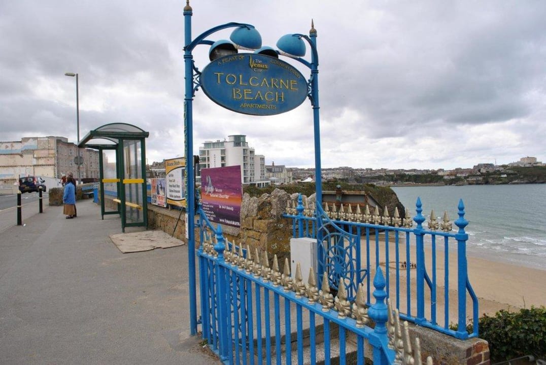 Treppe zun Strand Hotel Bristol