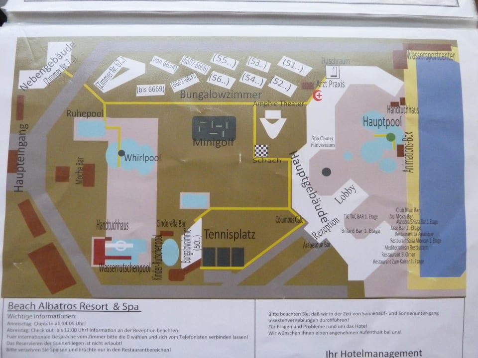 Plan Beach Albatros Resort