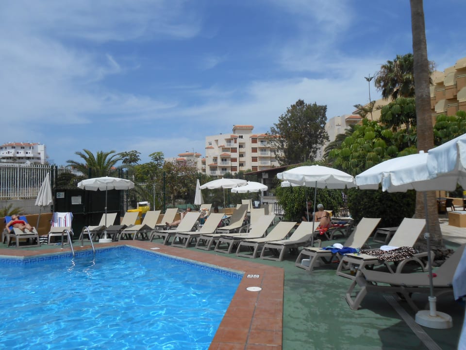 Ruhiger Pool schöne Liegen Playa Olid Suites & Apartments