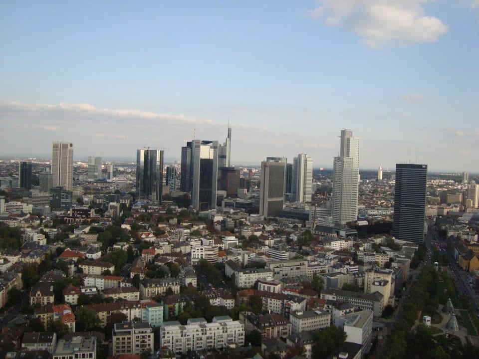 Frankfurt Skyline at day Frankfurt Marriott Hotel