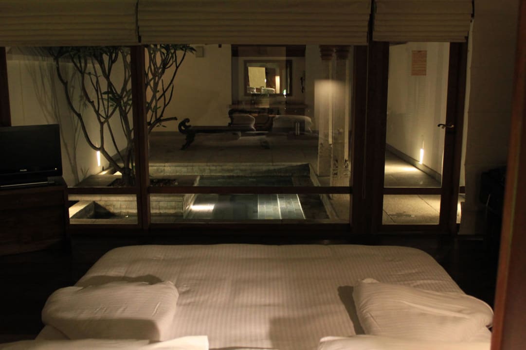 Private Terrasse mit Pool Hotel Heritage Madurai