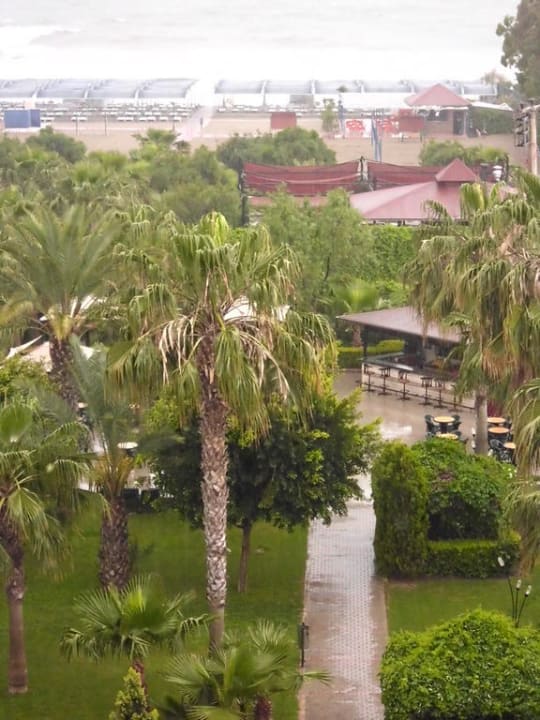 Blick vom 6.Stock Hotel Royal Garden Beach