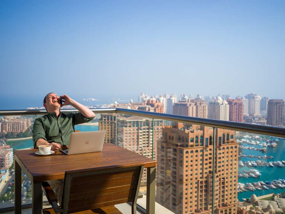 Ausblick Hilton Doha The Pearl