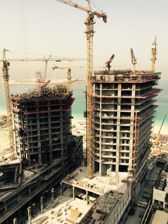 Ausblick aus der Suite 2016 Mövenpick Hotel Jumeirah Beach