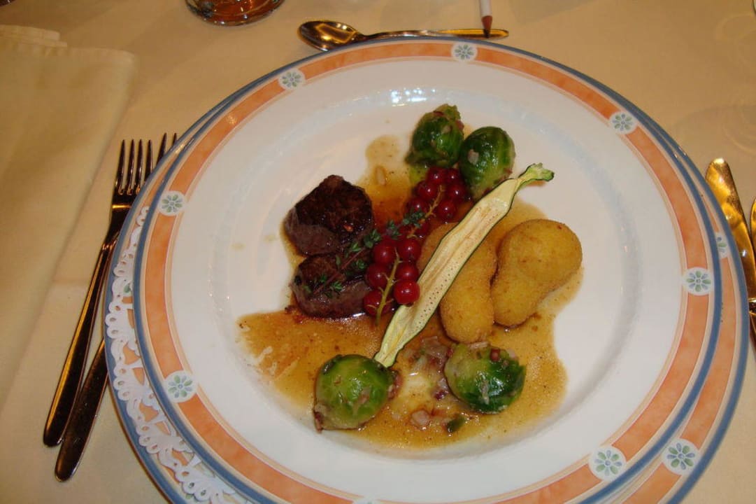 Einer von 5 Gängen beim Gala-Dinner Familienhotel Sonngastein
