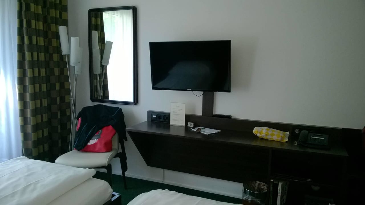 Blick vom Bett Hotel Am Spisertor