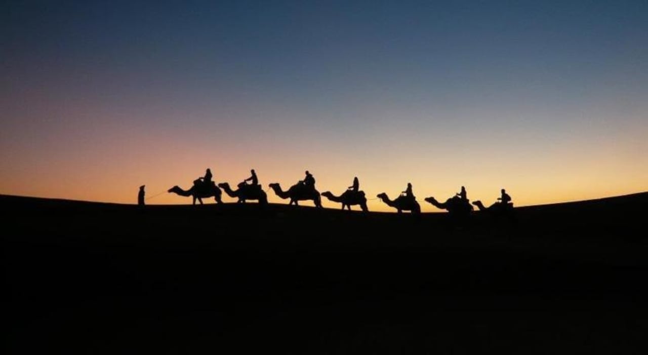 Camel trekking Maison Boutchrafine