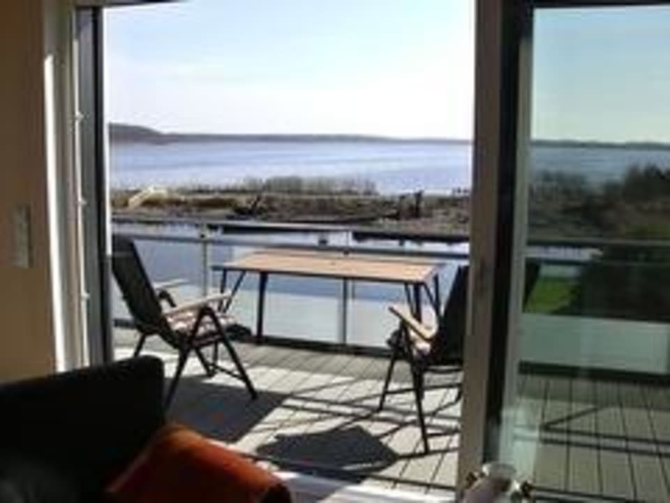 Ausblick auf den See von der Wohnung 5 Ferienresidenz Neue Seelust