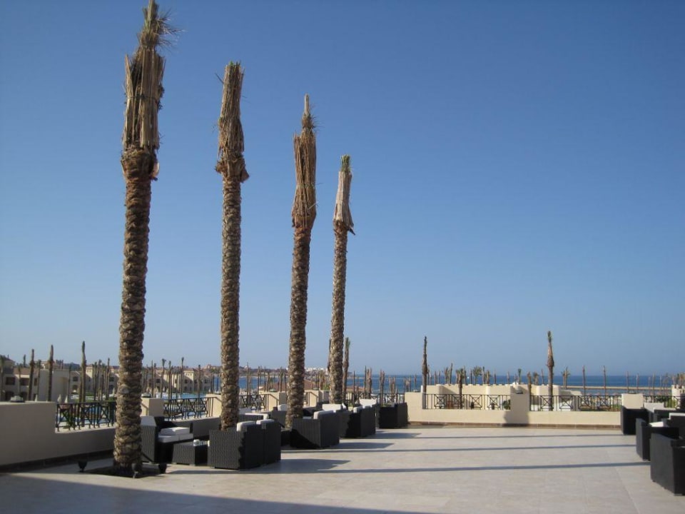 Blick von der Rezeption auf die Anlage Cleopatra Luxury Resort Makadi Bay