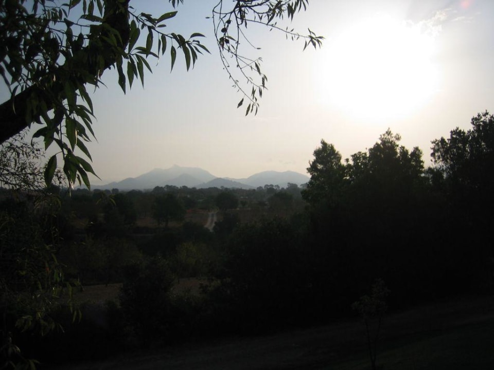 Ausblick von unserer Terrasse Finca Bonsai