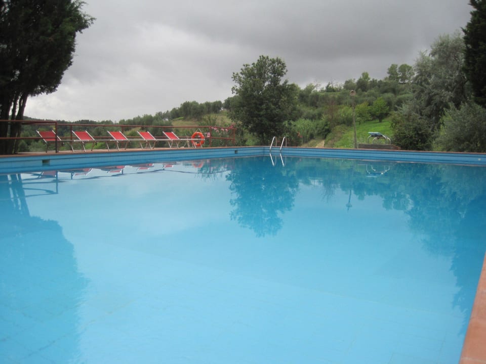 Schlechtes Wetter in der Toskana Hotel Landgut Il poggio