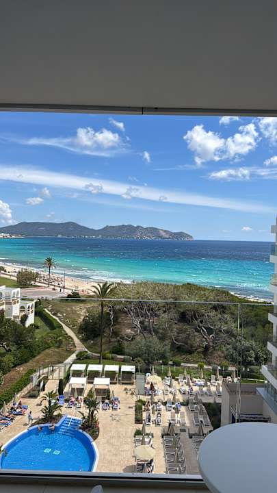 Ausblick Hipotels Bahía Cala Millor