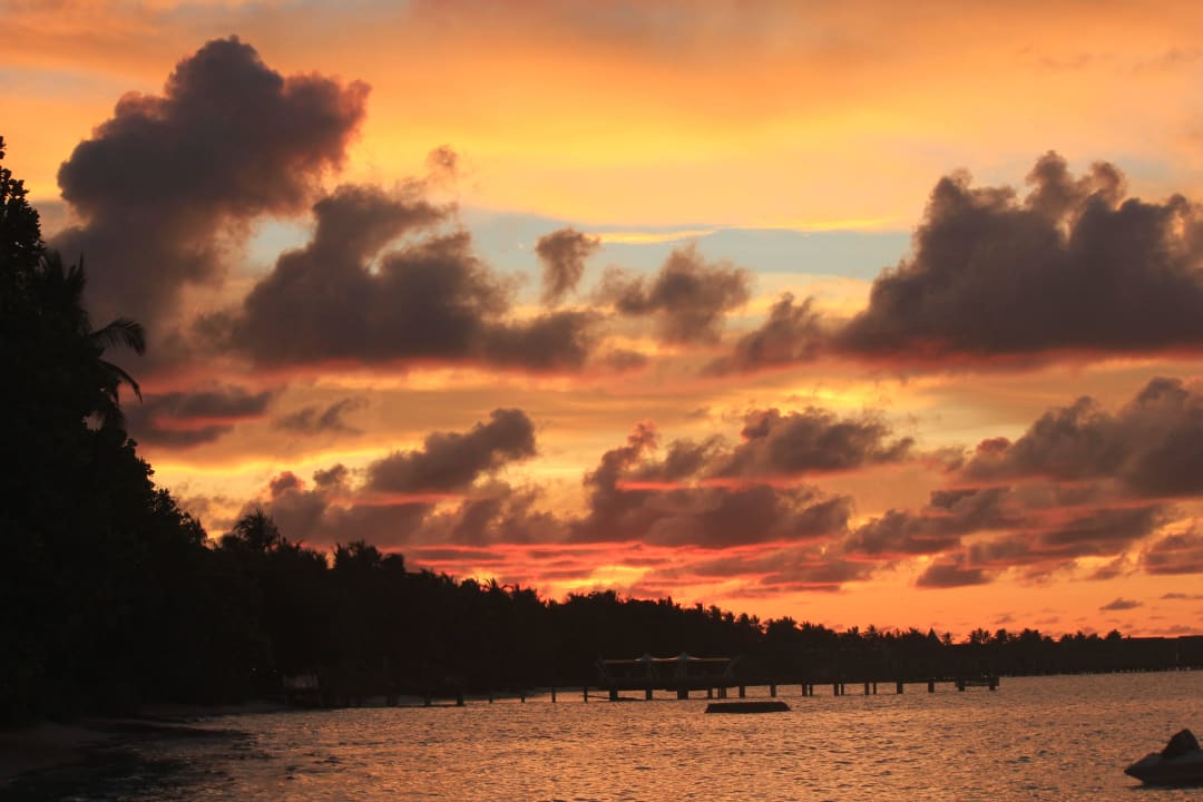 Abendsonne Kuramathi Maldives