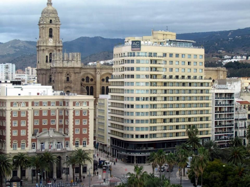 View from ferris wheel Hotel Ac Malaga Palacio