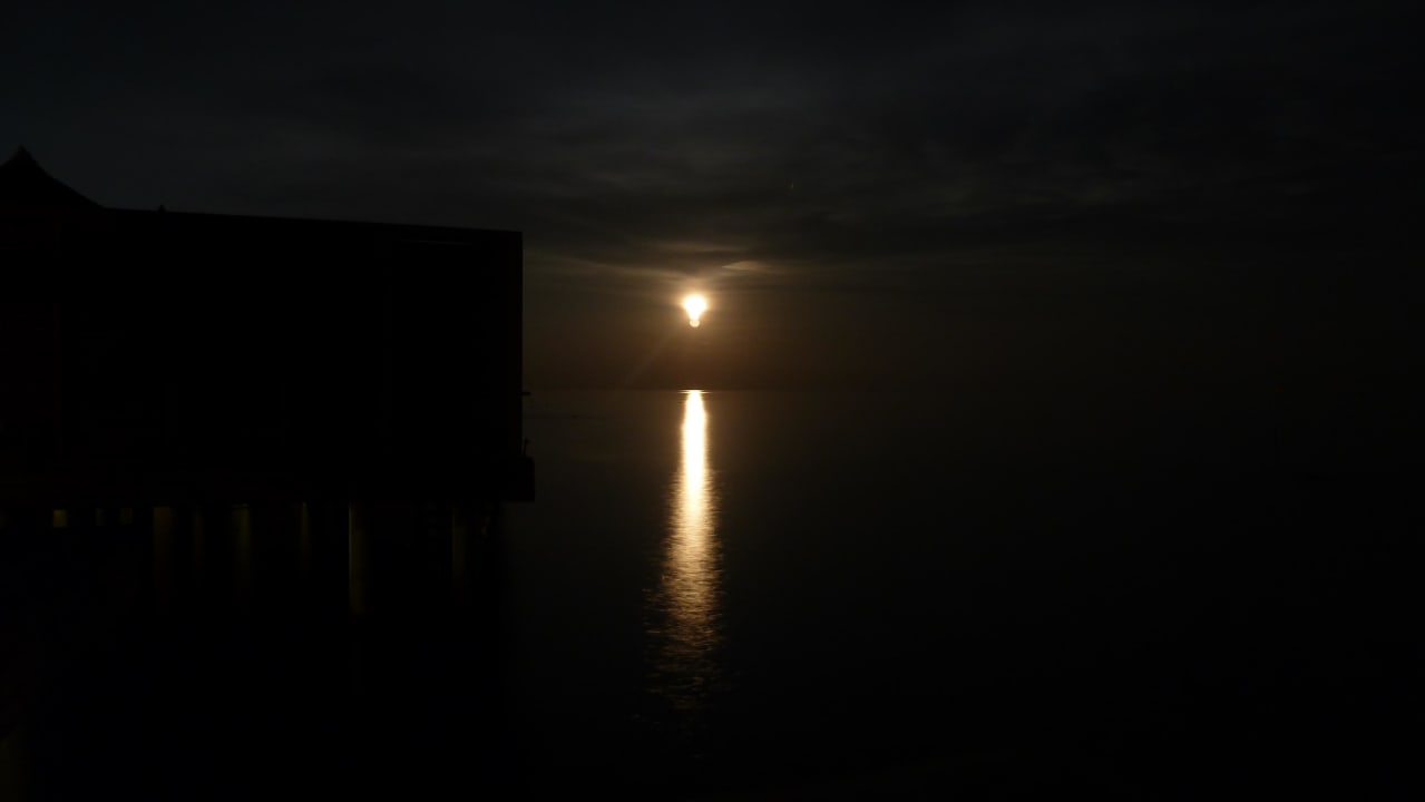 Terrassenausblick Kuramathi Maldives