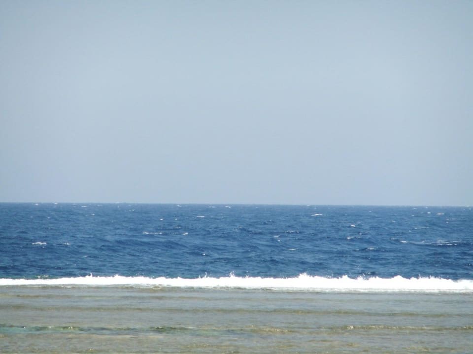 Blick von der Liege Three Corners Happy Life Beach Resort