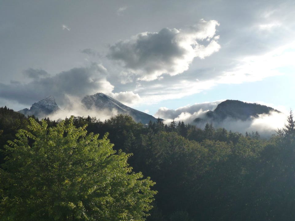 Blick vom Balkon Alm- & Wellnesshotel Alpenhof