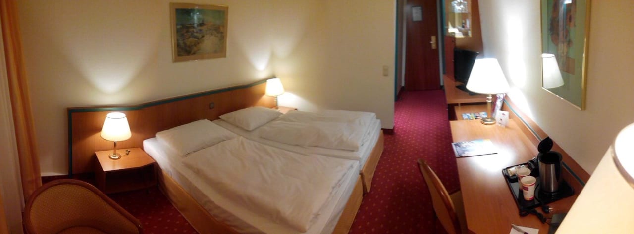 Zimmerpanorama Dorint Hotel Leipzig