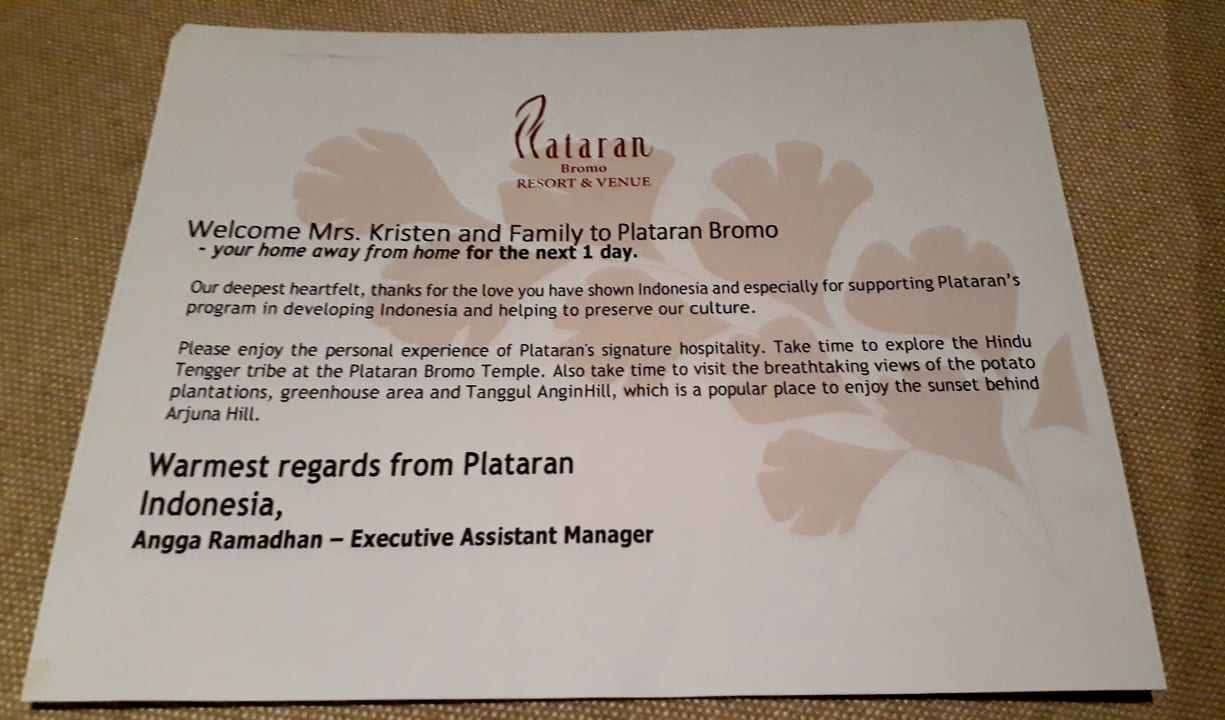 Zimmer Plataran Bromo